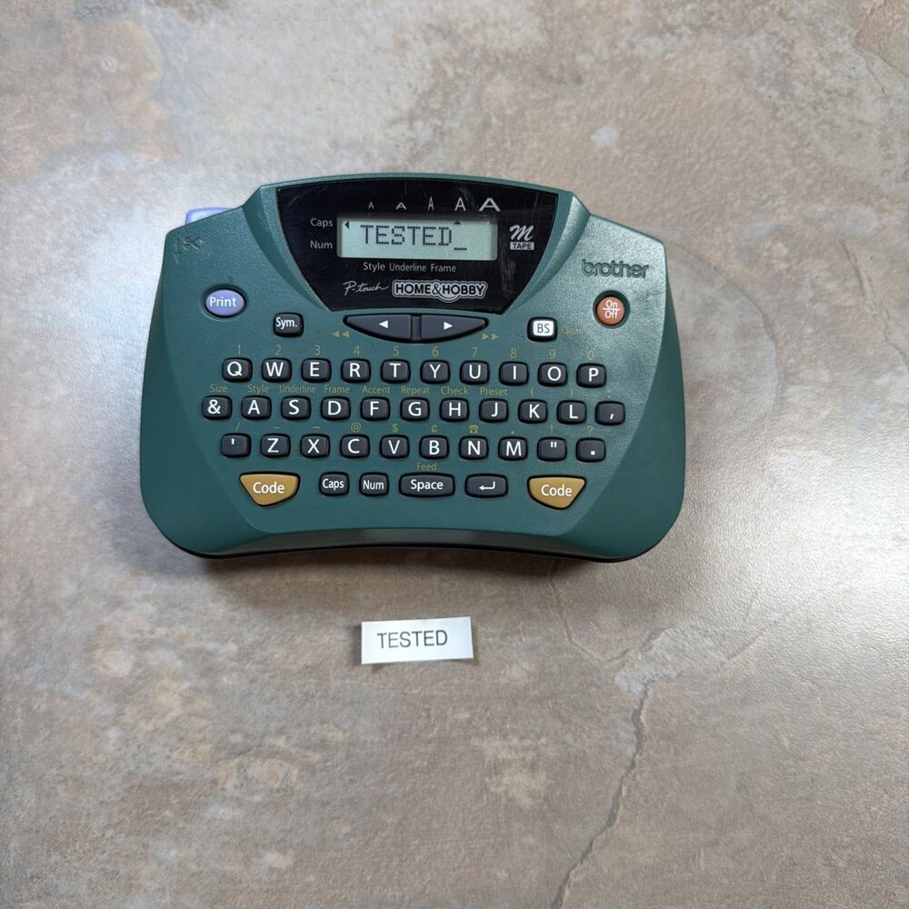 Brother PT-65 Label Thermal Printer TESTED